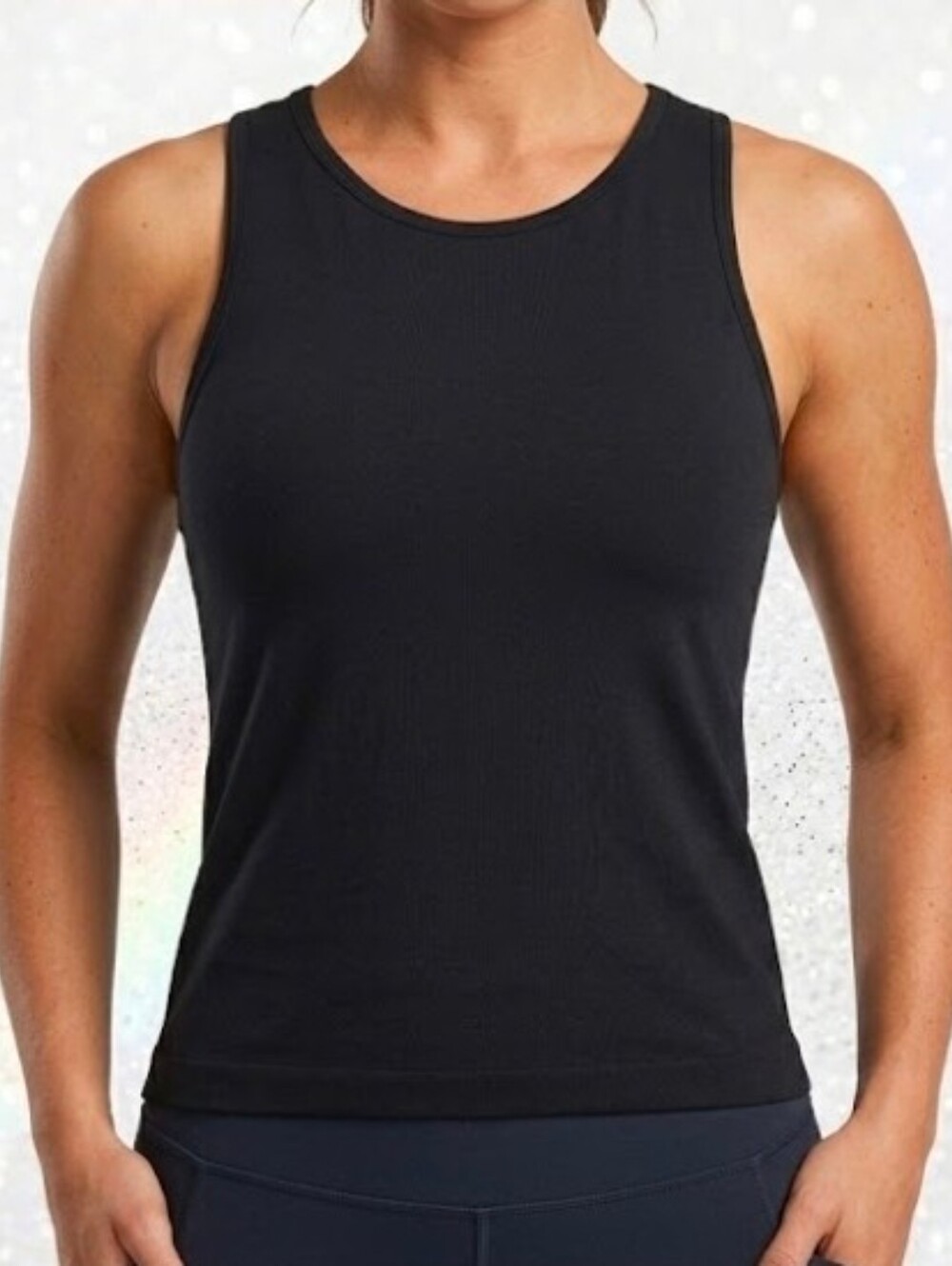 Fabletics Rutched Razorback Sports Workout Thank Top Womens Large - Picture 3 of 15